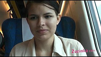 Naked pussy in a crowded train