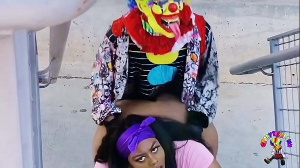 Juicy Tee Gets Fucked by Gibby The Clown on A Busy Highway During Rush Hour